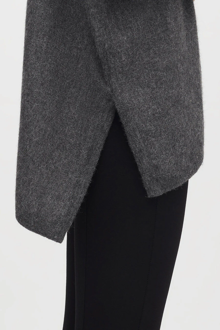 Alpaca Open-Back Turtleneck Sweater - Image 10