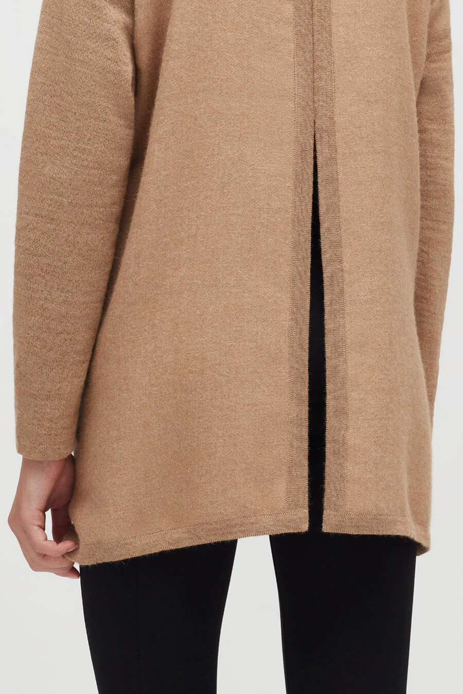 Alpaca Open-Back Turtleneck Sweater - Image 16