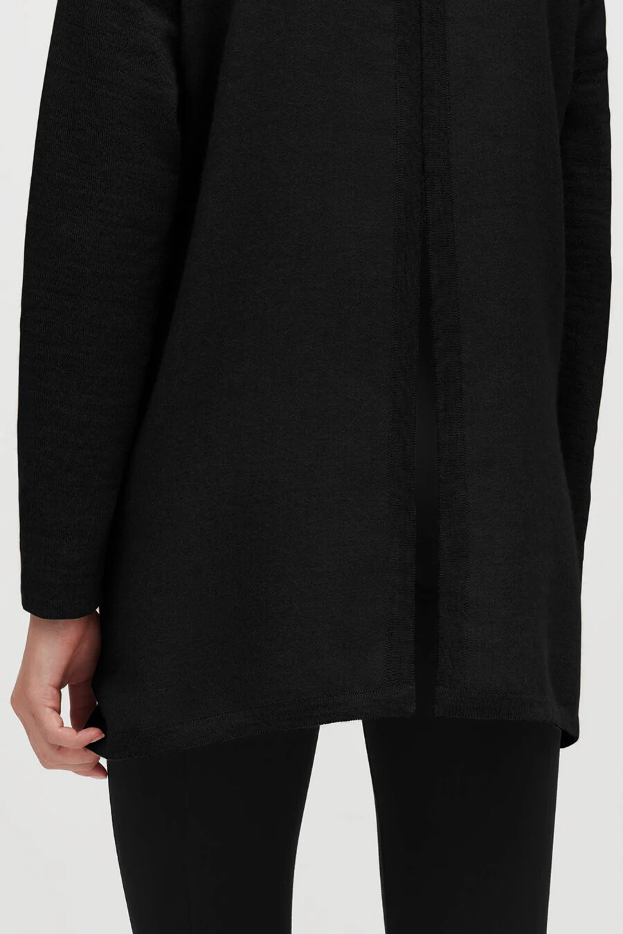 Alpaca Open-Back Turtleneck Sweater - Image 3