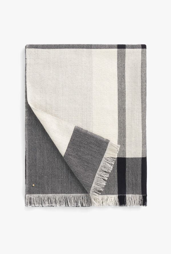 Alpaca Striped Scarf - Image 4