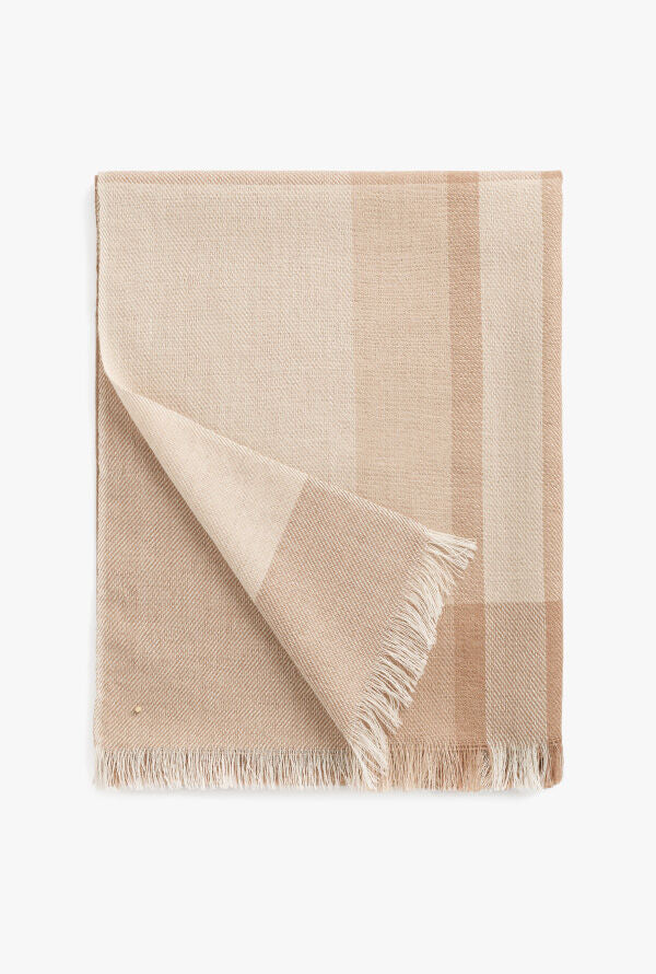 Alpaca Striped Scarf - Image 9