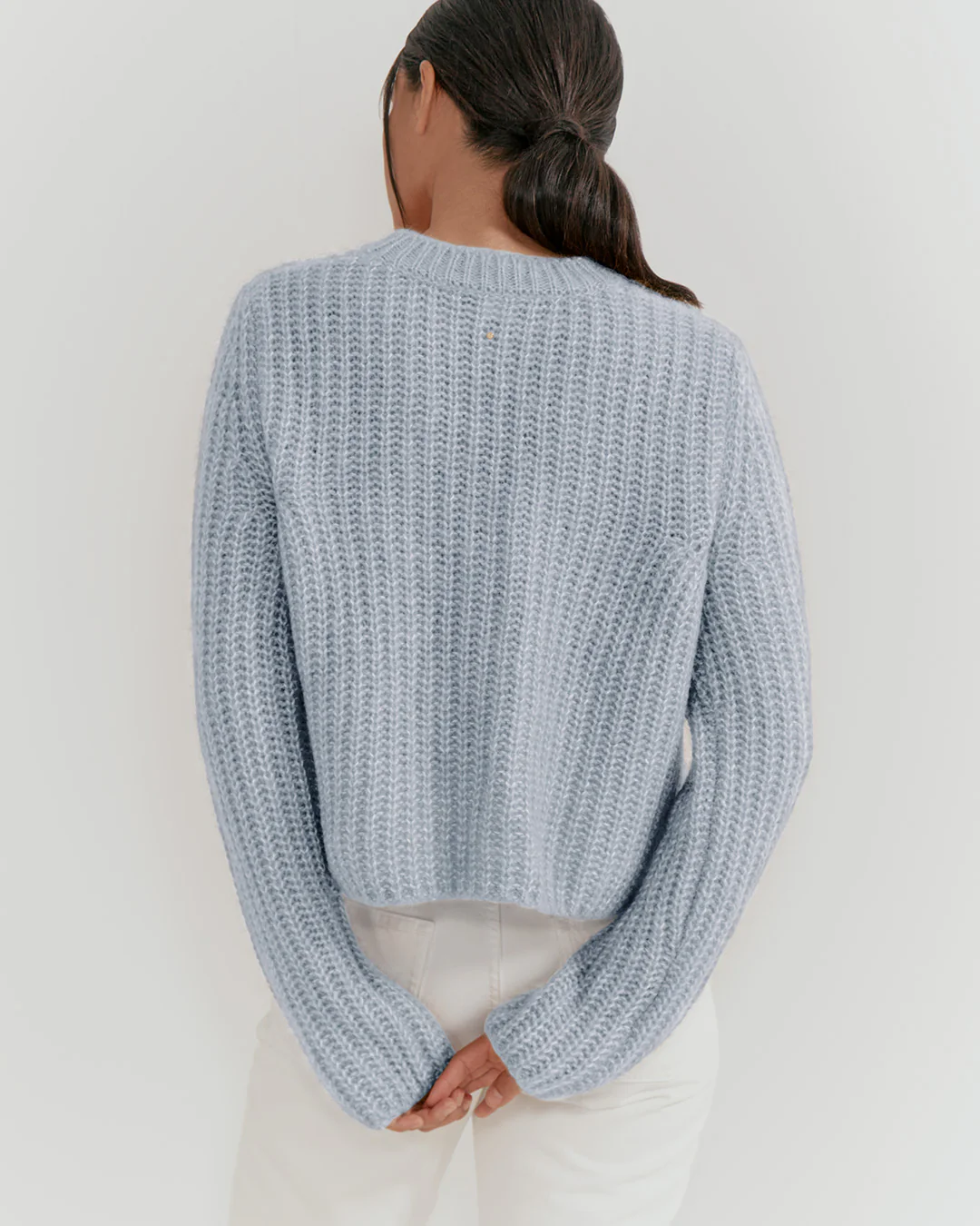 Alpaca Wool Crewneck Sweater - Image 16