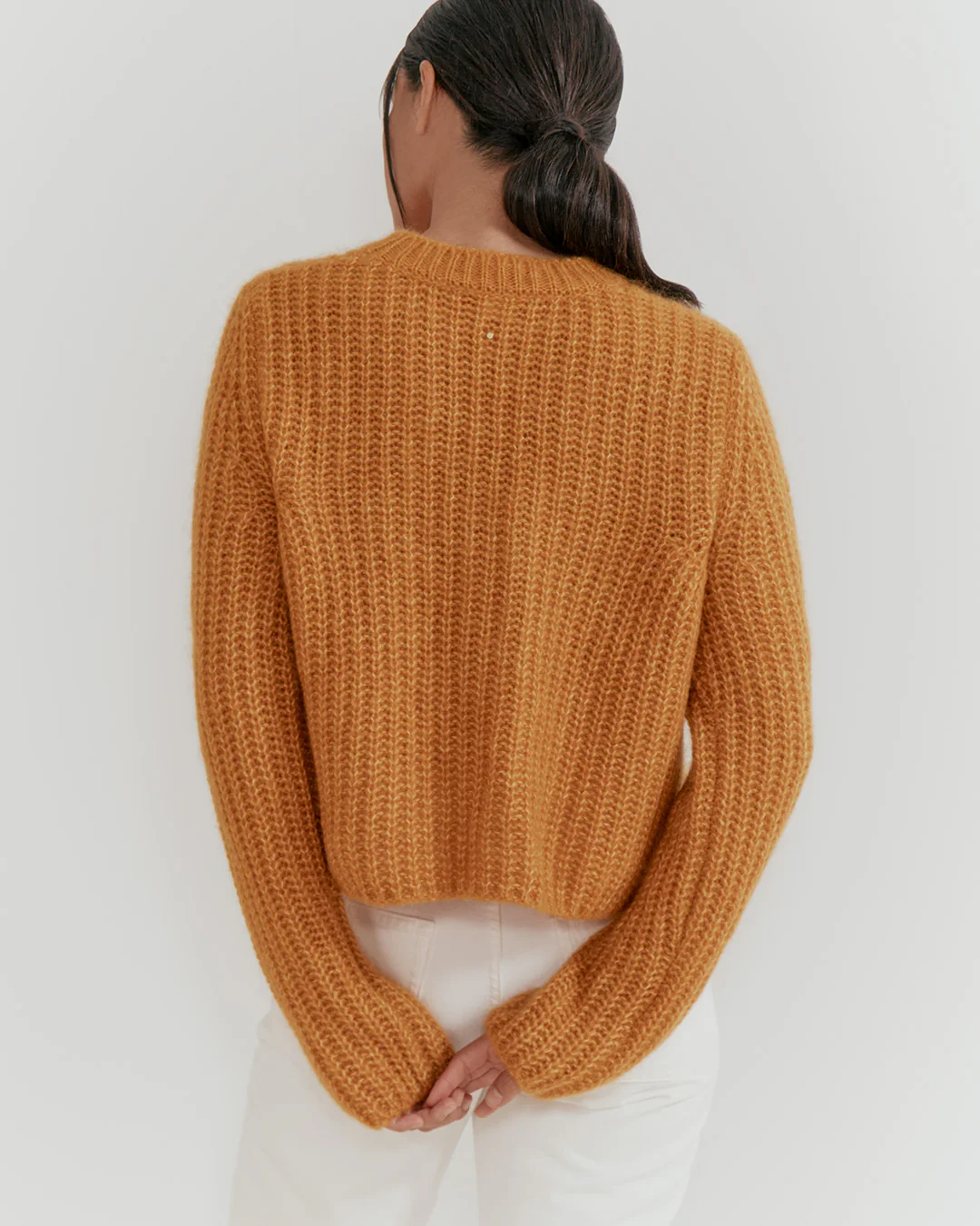 Alpaca Wool Crewneck Sweater - Image 9