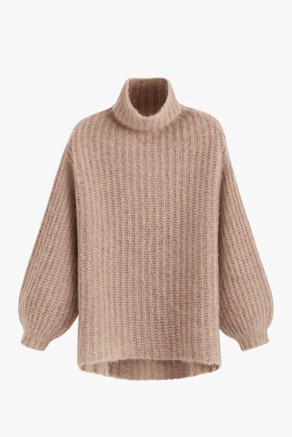 Alpaca Wool Turtleneck Sweater - Image 10