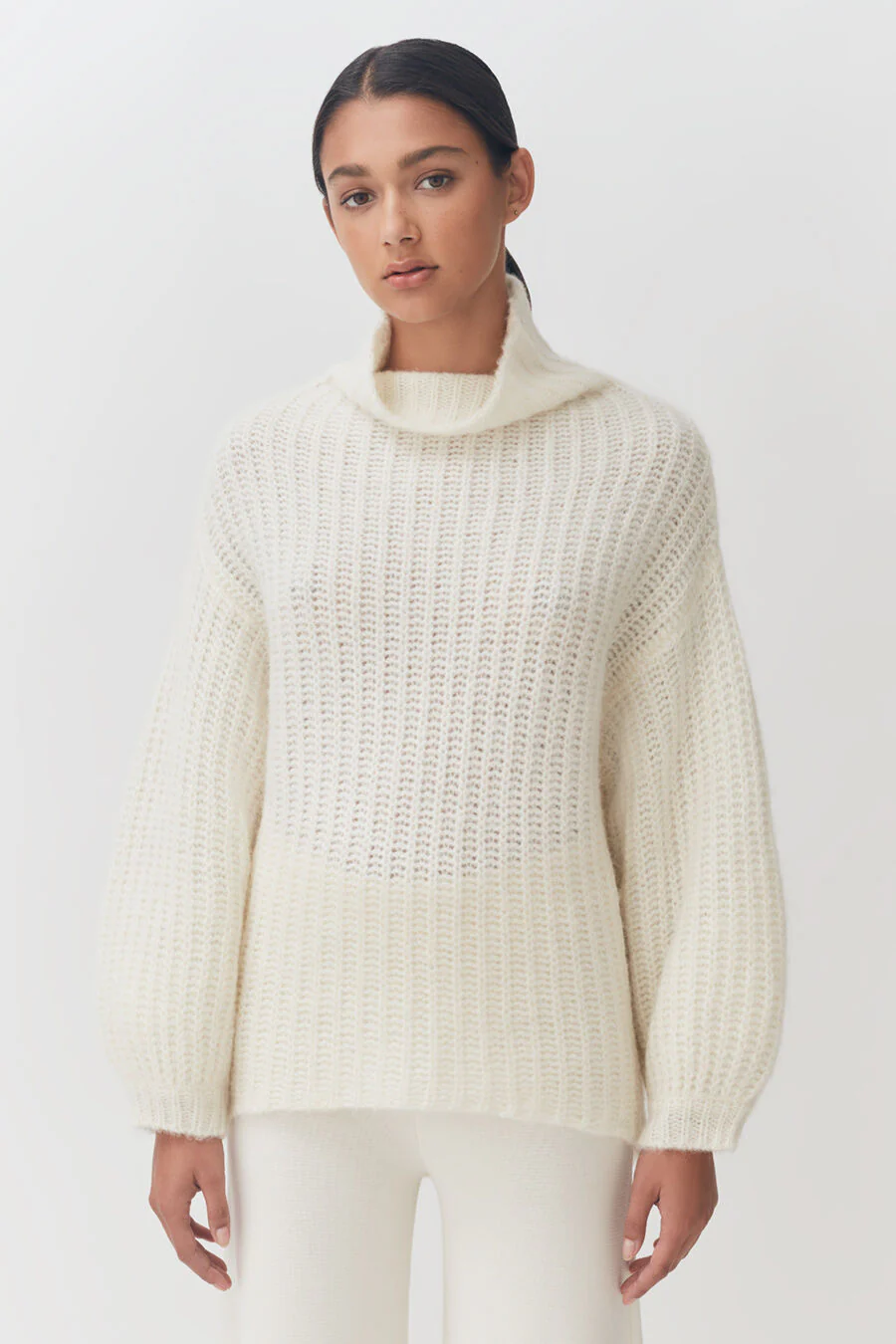 Alpaca Wool Turtleneck Sweater - Image 5