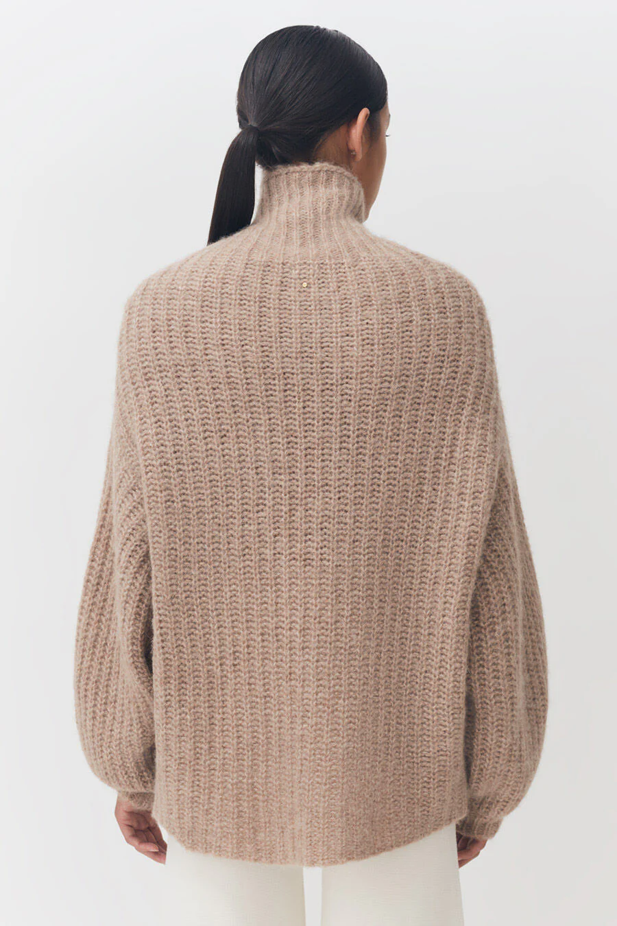 Alpaca Wool Turtleneck Sweater - Image 7