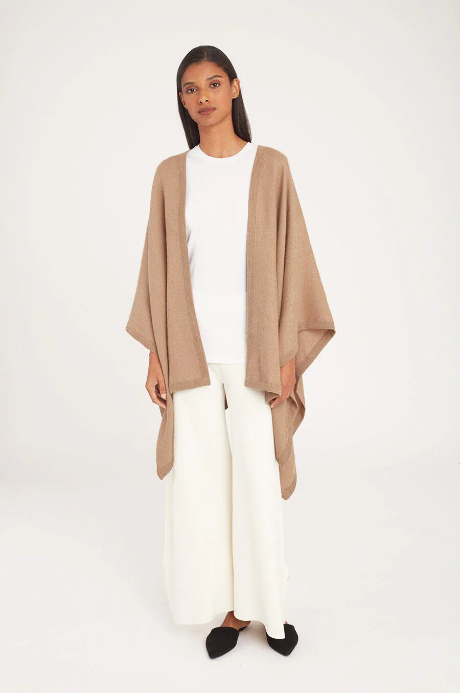 Baby Alpaca Square Edge Cape - Image 14