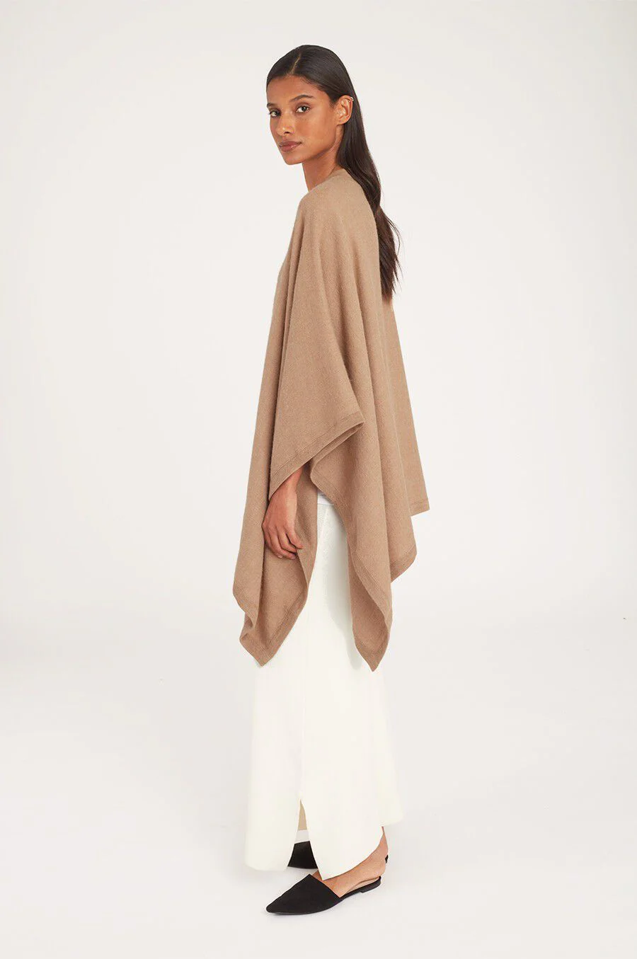 Baby Alpaca Square Edge Cape - Image 15