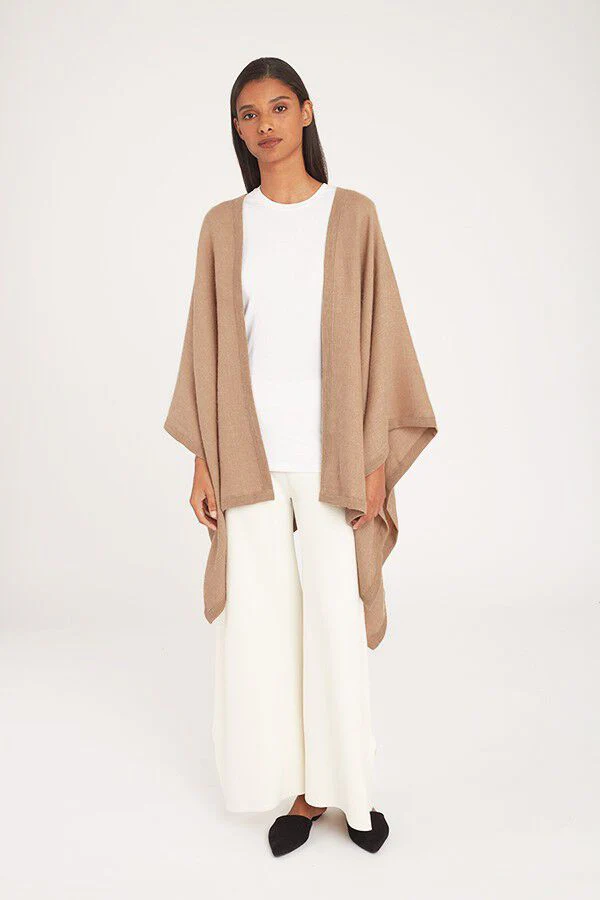 Baby Alpaca Square Edge Cape - Image 18