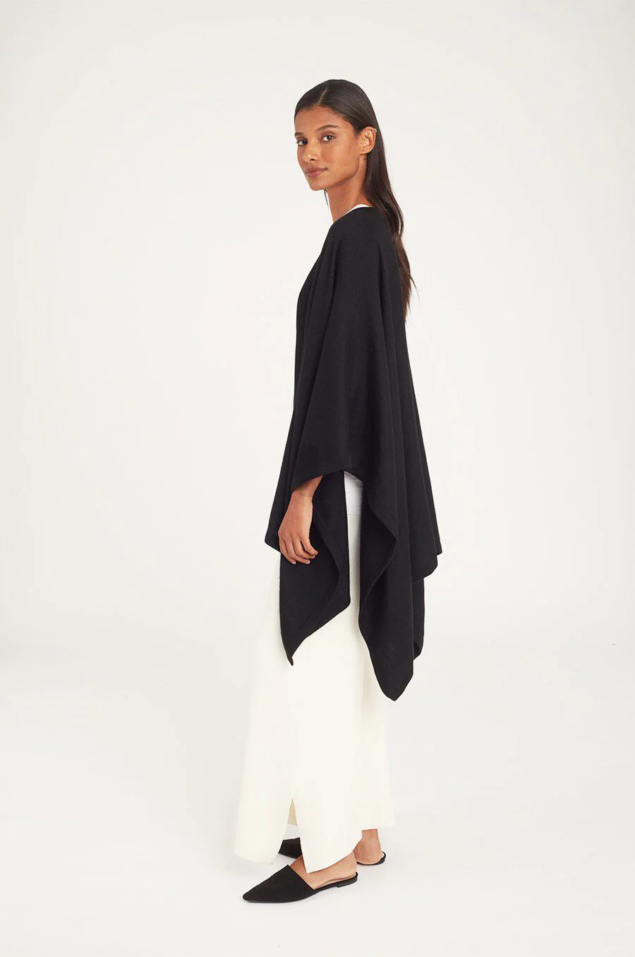 Baby Alpaca Square Edge Cape - Image 3