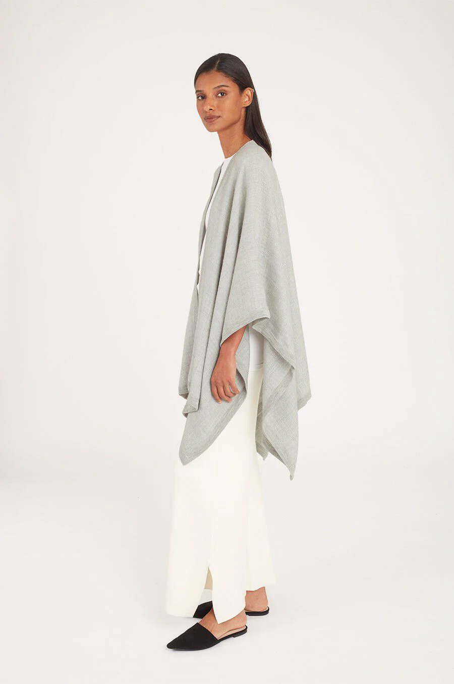 Baby Alpaca Square Edge Cape - Image 9