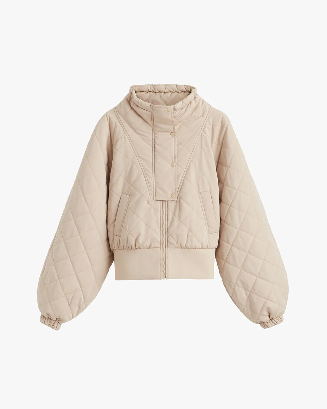 Balloon Sleeve Light Puffer - Image 15