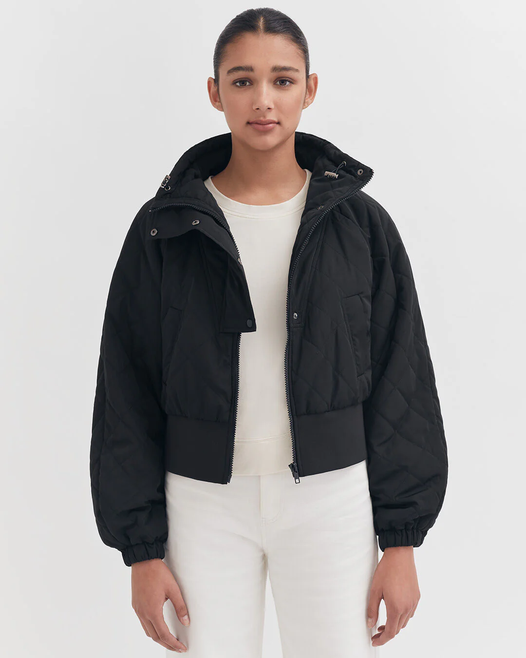 Balloon Sleeve Light Puffer - Image 3