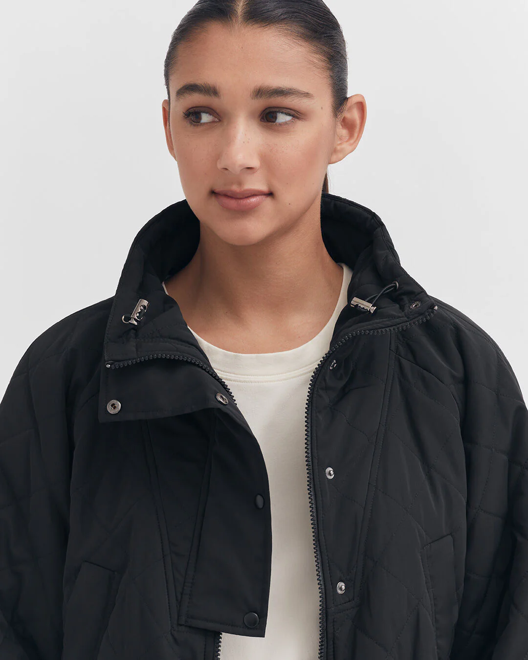 Balloon Sleeve Light Puffer - Image 5