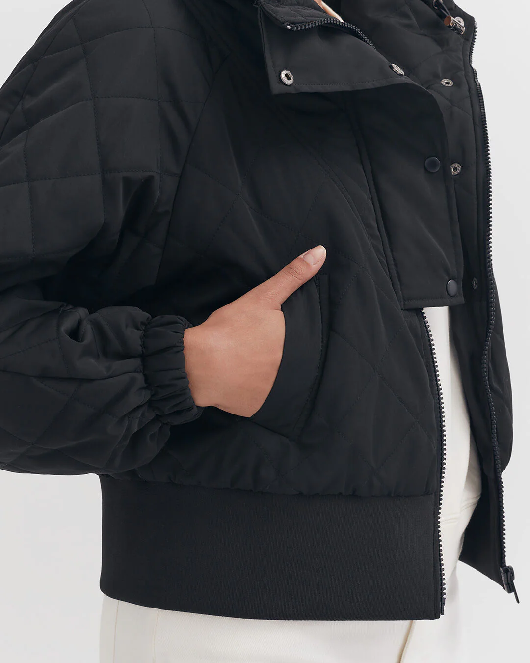 Balloon Sleeve Light Puffer - Image 6