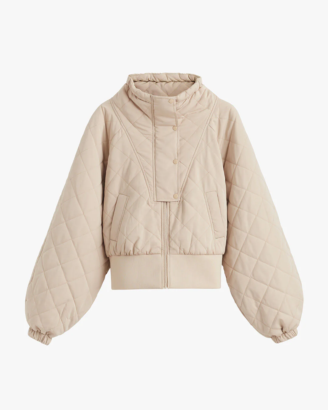 Balloon Sleeve Light Puffer - Image 9