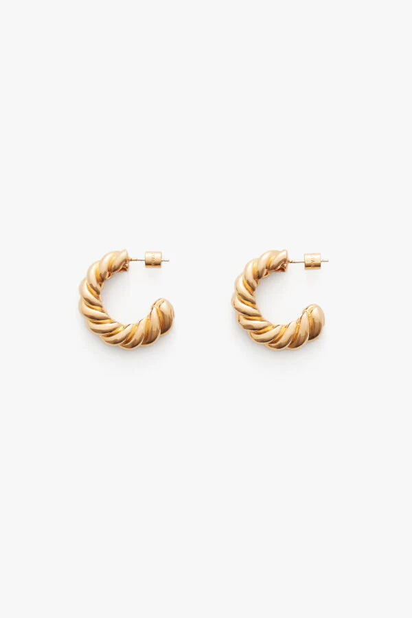Braided Hoop Earrings - Image 4