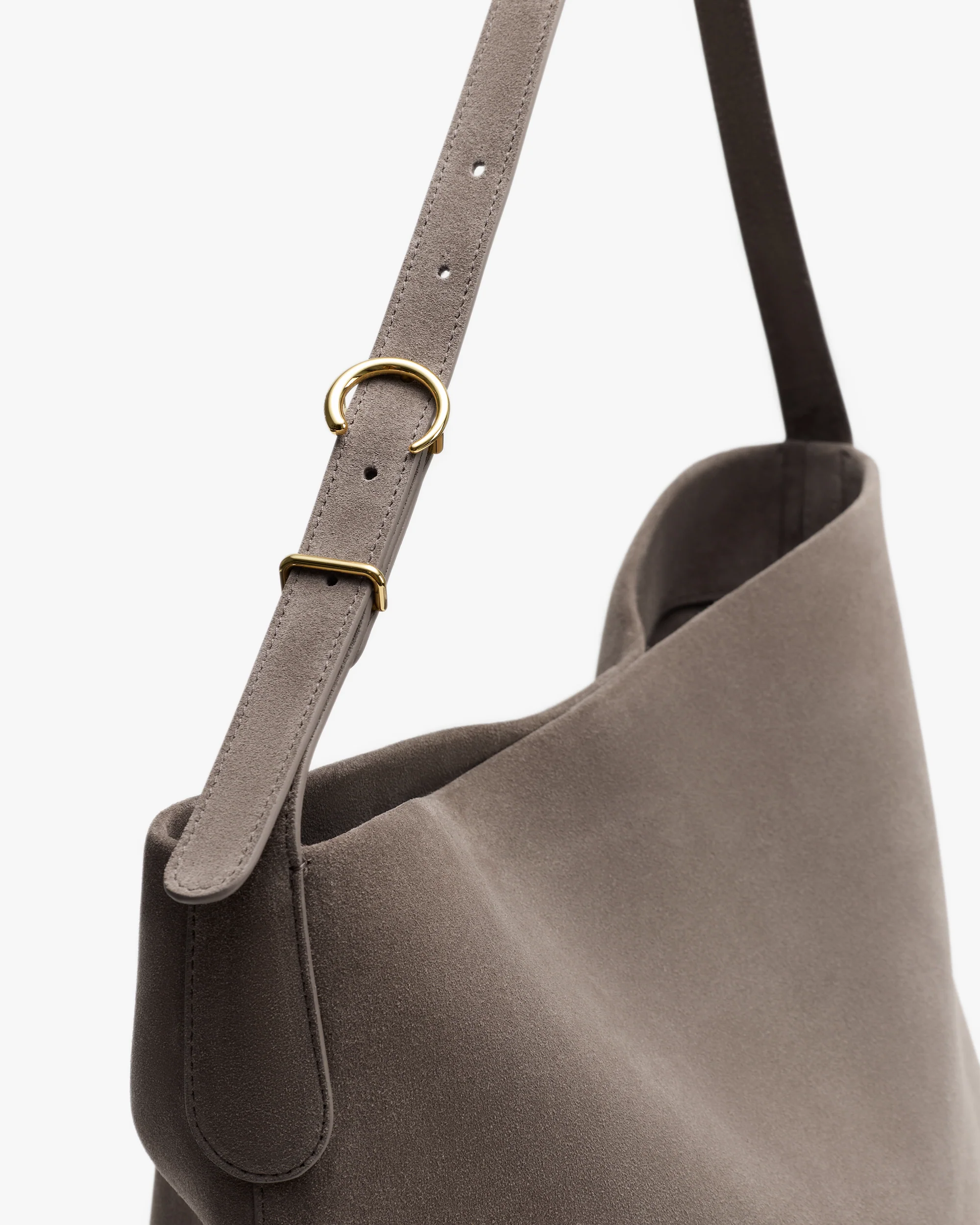 Camina Bucket Bag (Suede) - Image 9