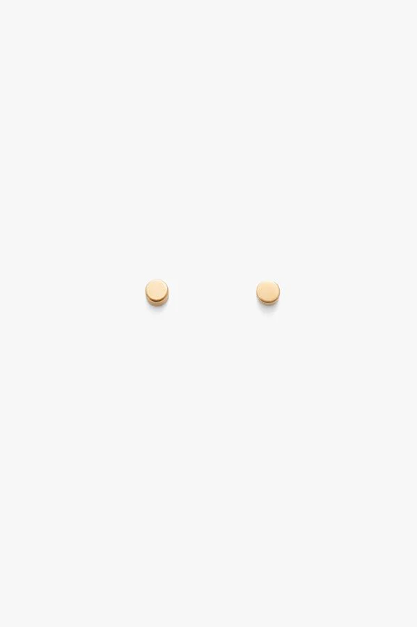 Circle Stud Earrings - Image 3