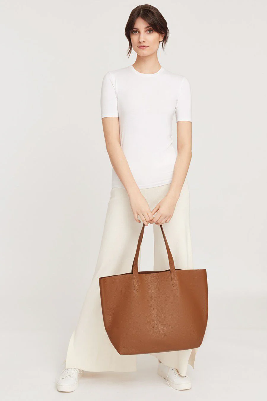 Classic Leather Tote - Image 14
