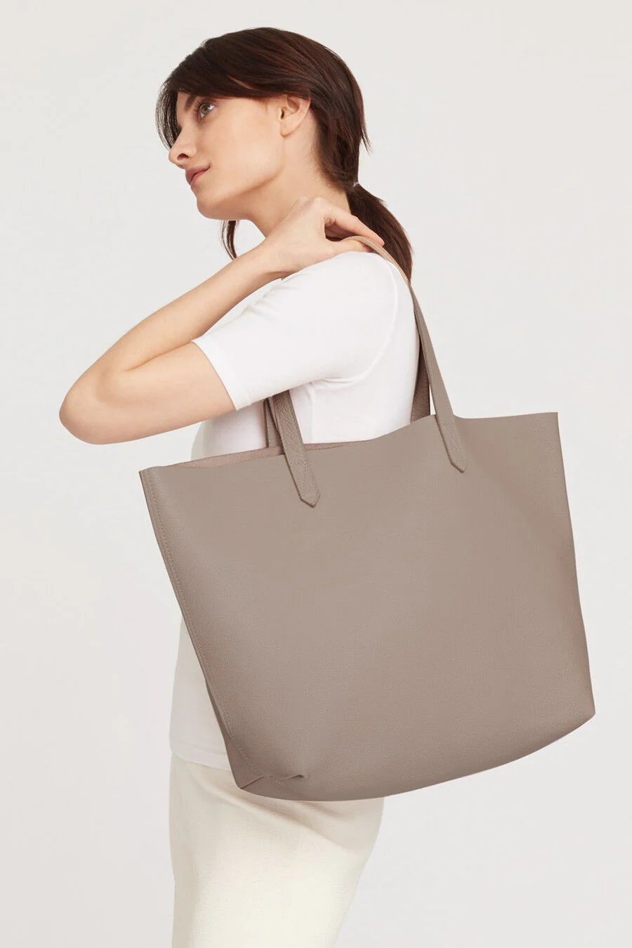 Classic Leather Tote - Image 30