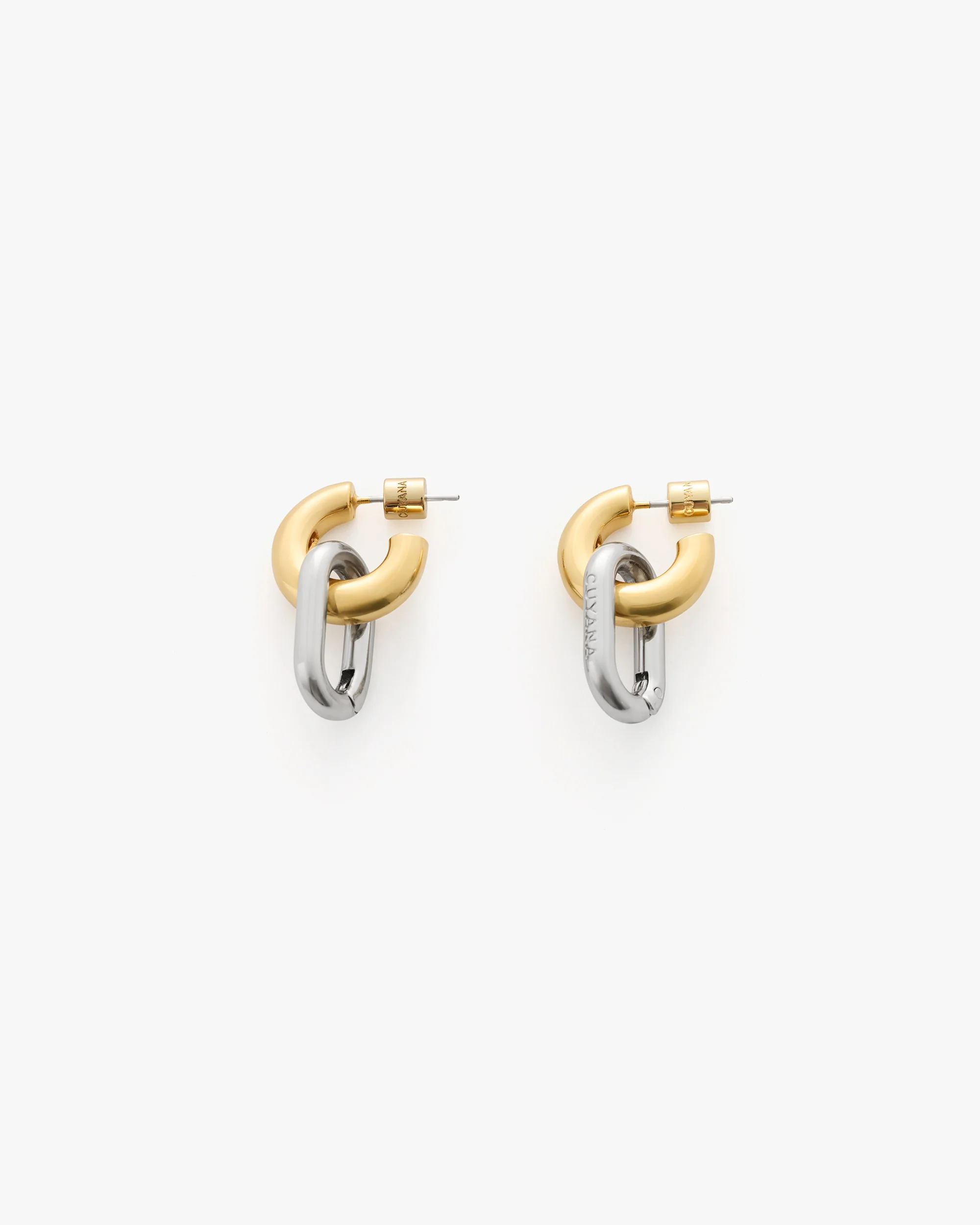 Duo Mini Hoop Earrings - Image 3