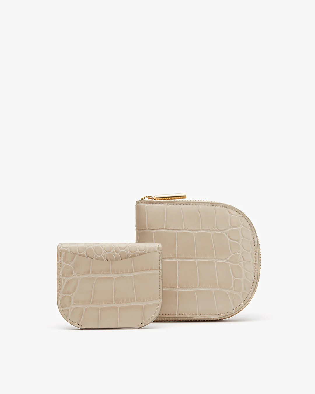 Duo Small Zip Wallet (Croco) - Image 6