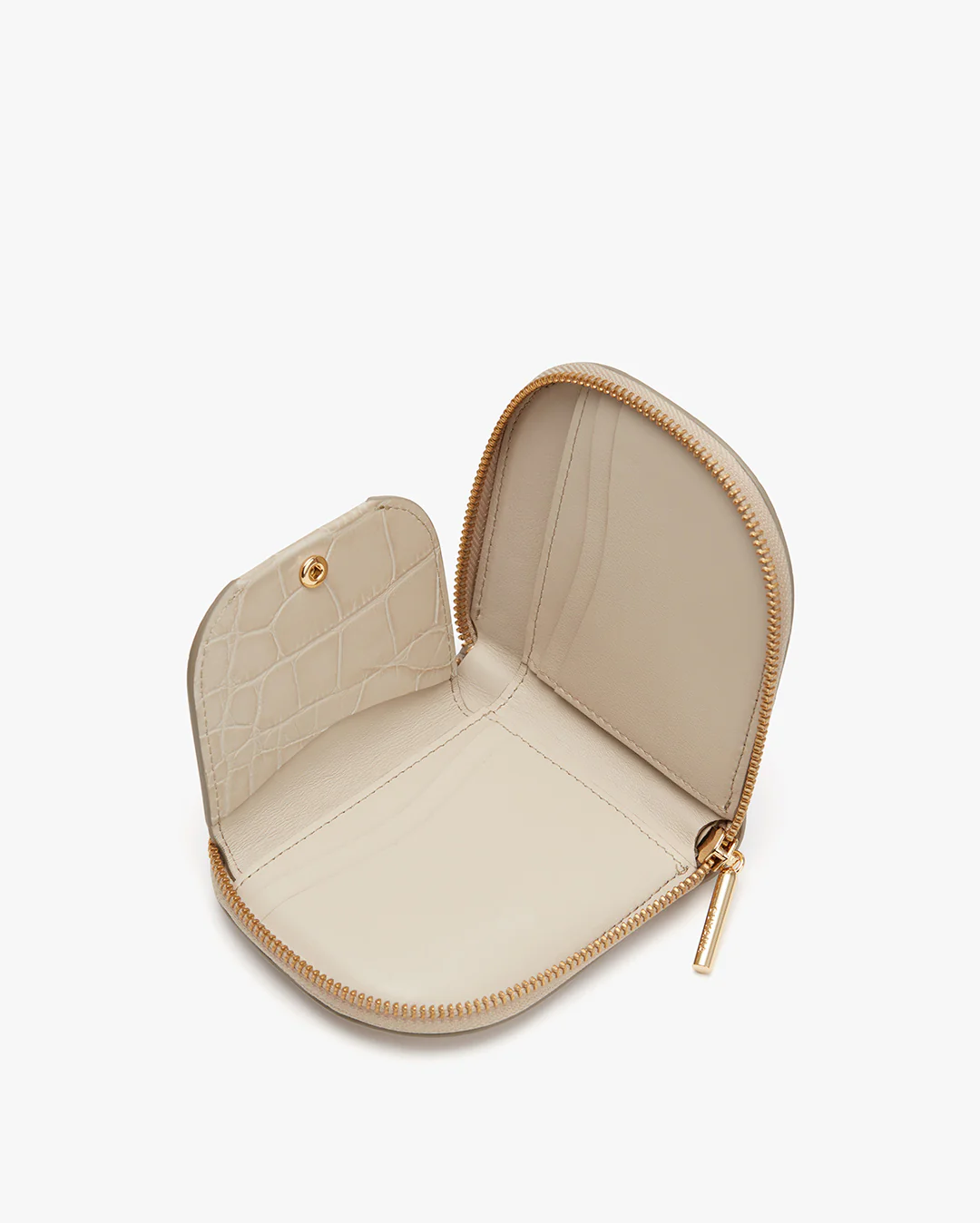 Duo Small Zip Wallet (Croco) - Image 9