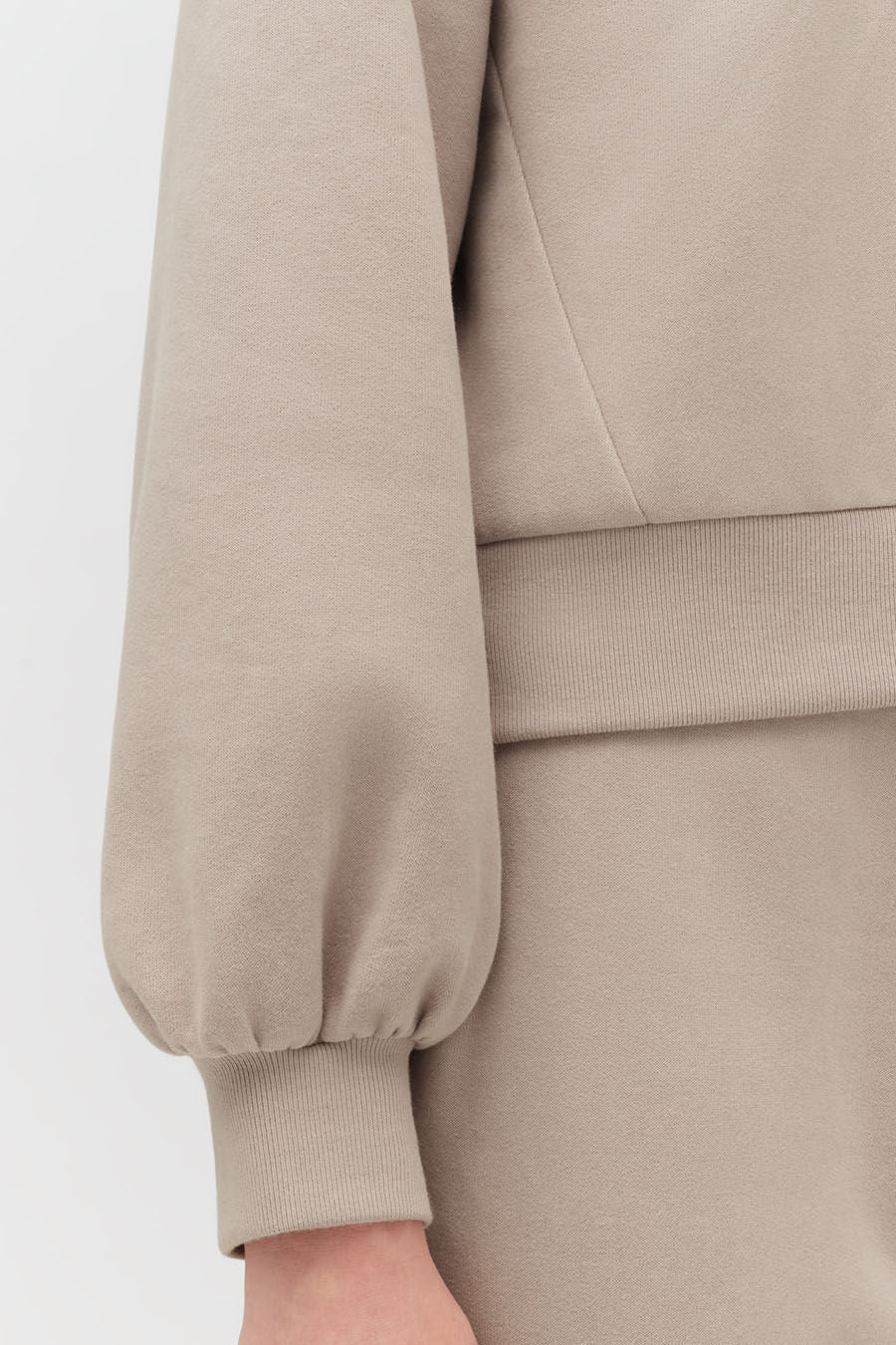 Fleece Cropped Zip Hoodie - Image 15