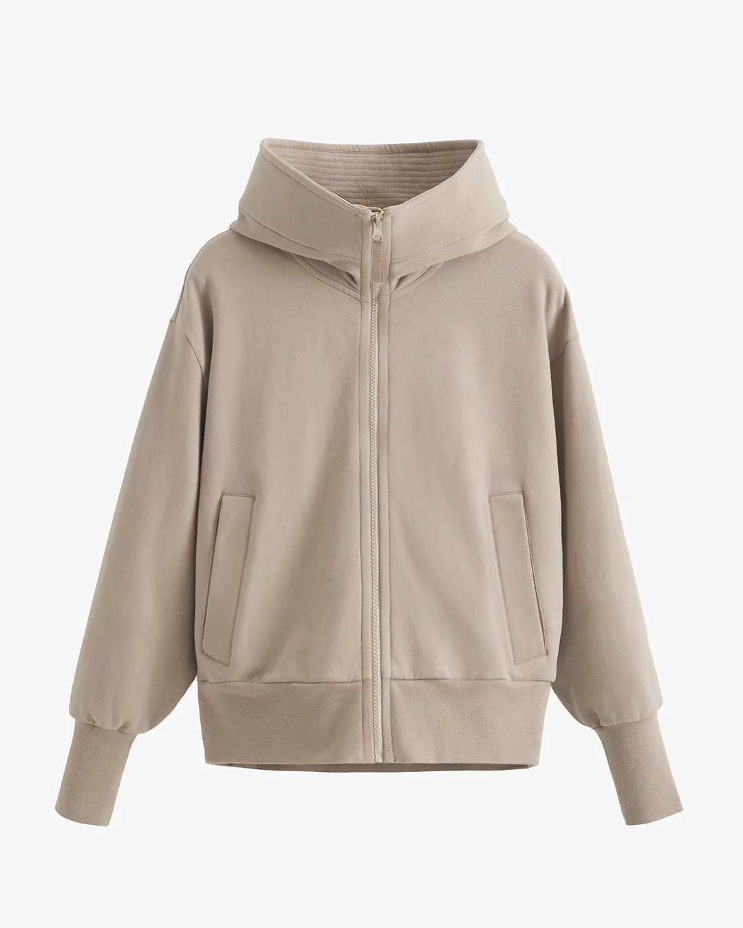 Fleece Funnel Neck Hoodie - Image 11