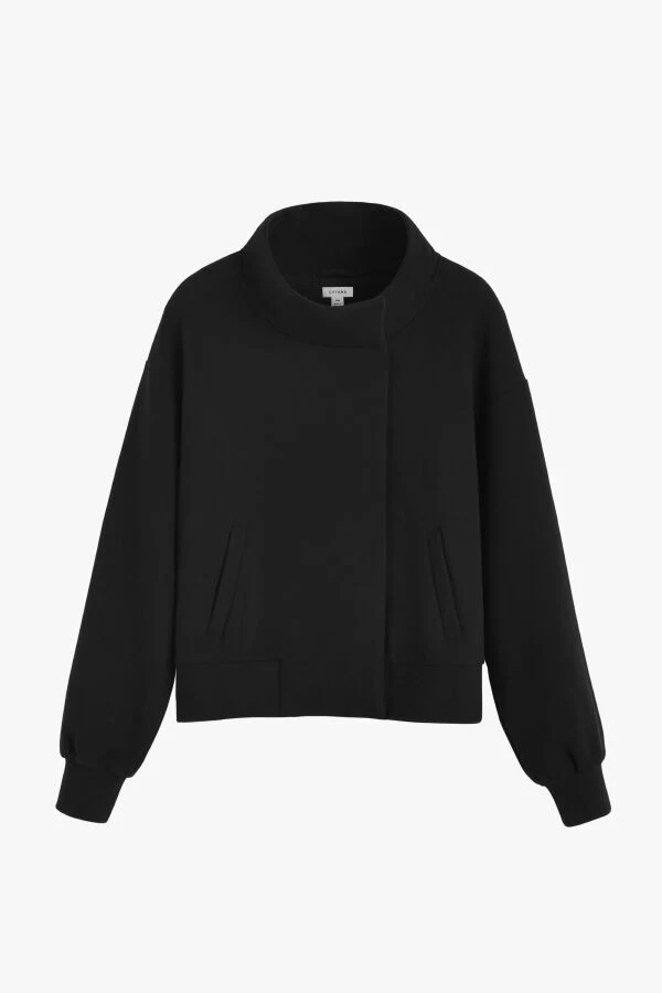 Fleece Funnel Neck Jacket - Image 5