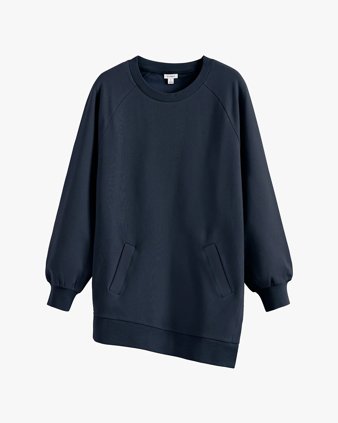 Fleece Long Crewneck Sweatshirt - Image 2