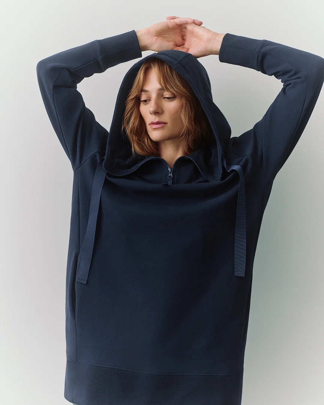 Fleece Long Hoodie - Image 5