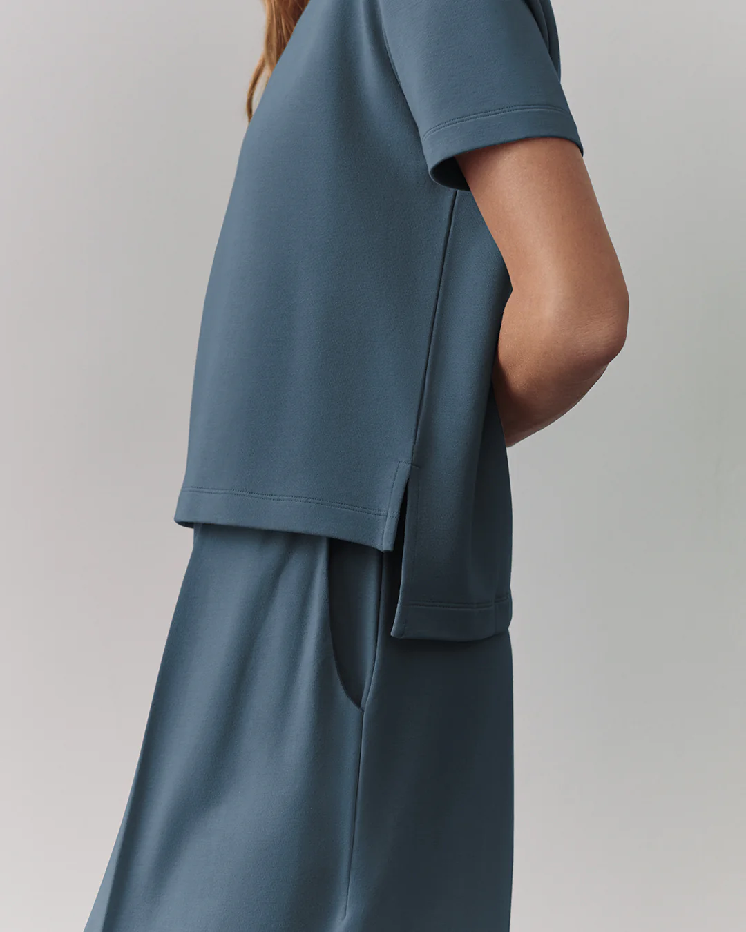 French Terry Cropped Tee - Image 4