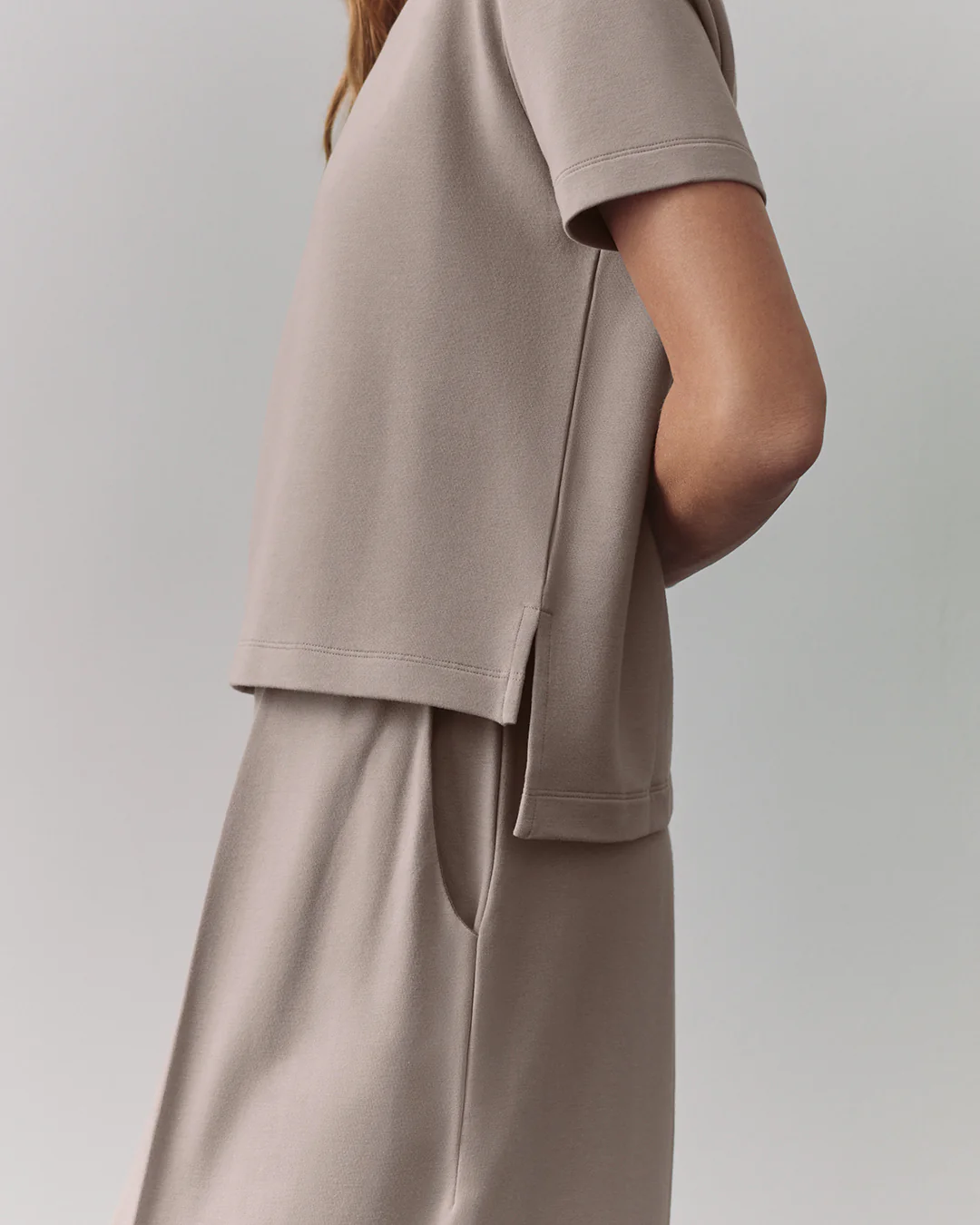 French Terry Cropped Tee - Image 5