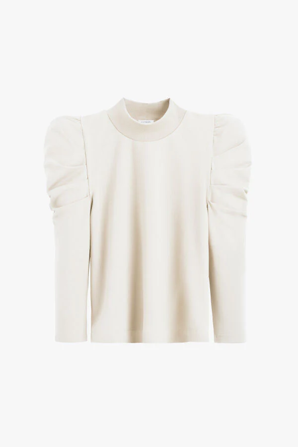 French Terry Puff Sleeve Sweatshirt - Image 15