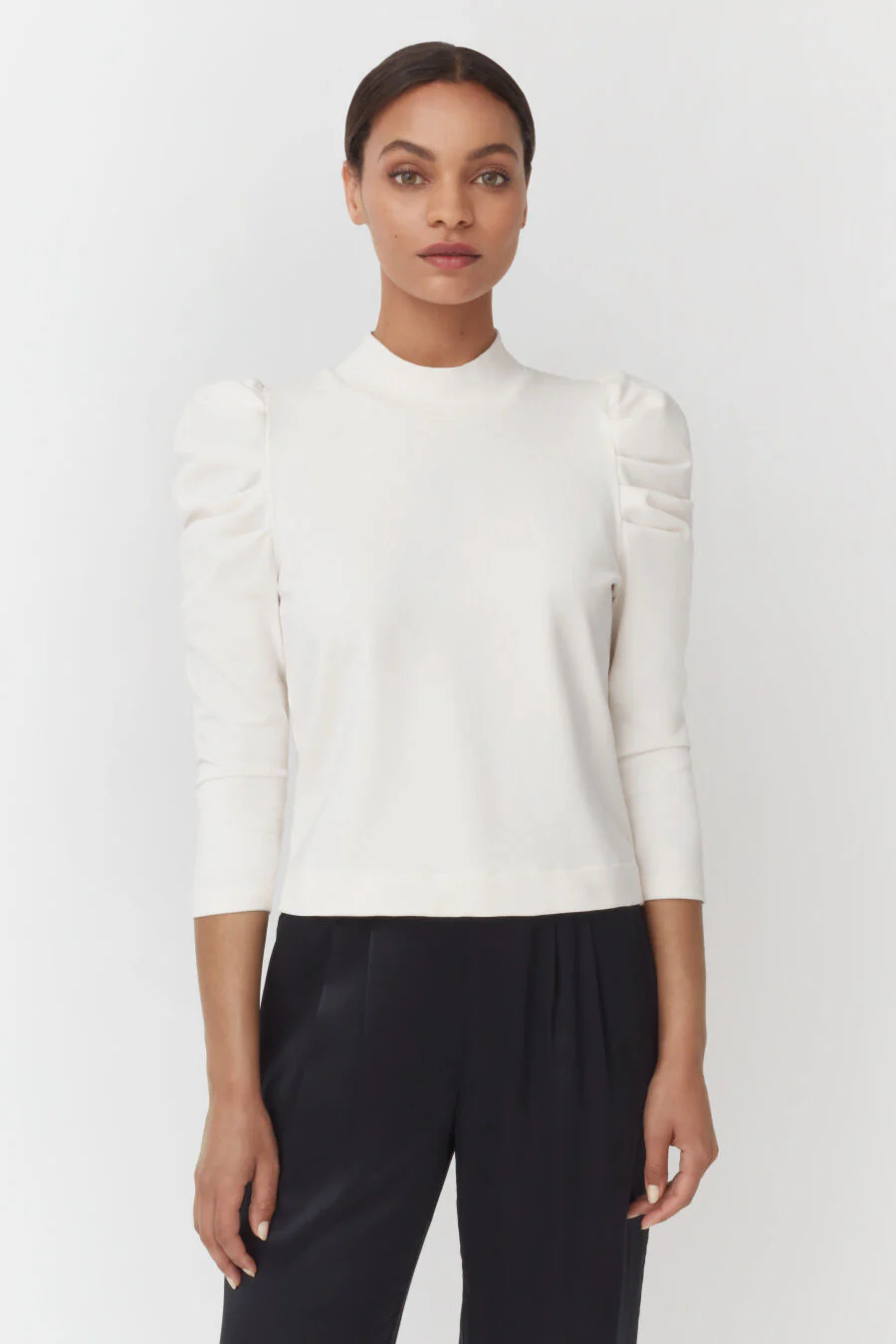 French Terry Puff Sleeve Sweatshirt - Image 16