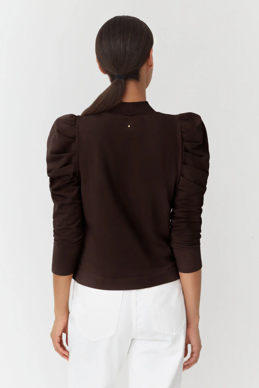 French Terry Puff Sleeve Sweatshirt - Image 19