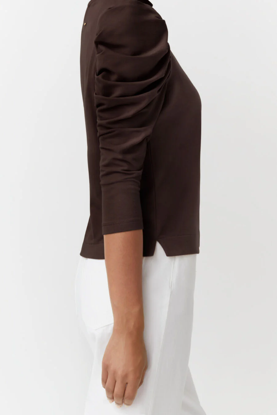 French Terry Puff Sleeve Sweatshirt - Image 20
