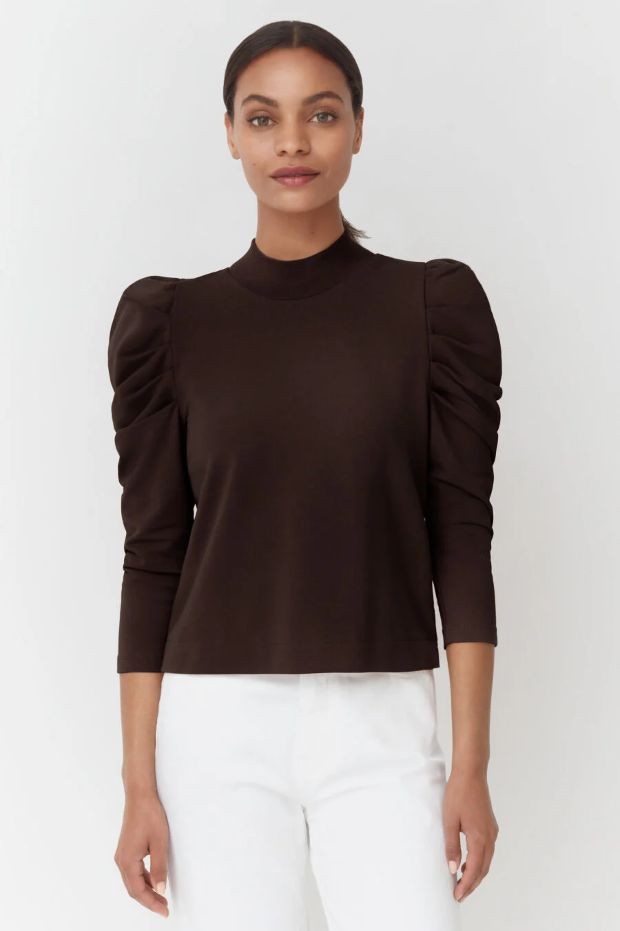 French Terry Puff Sleeve Sweatshirt - Image 22