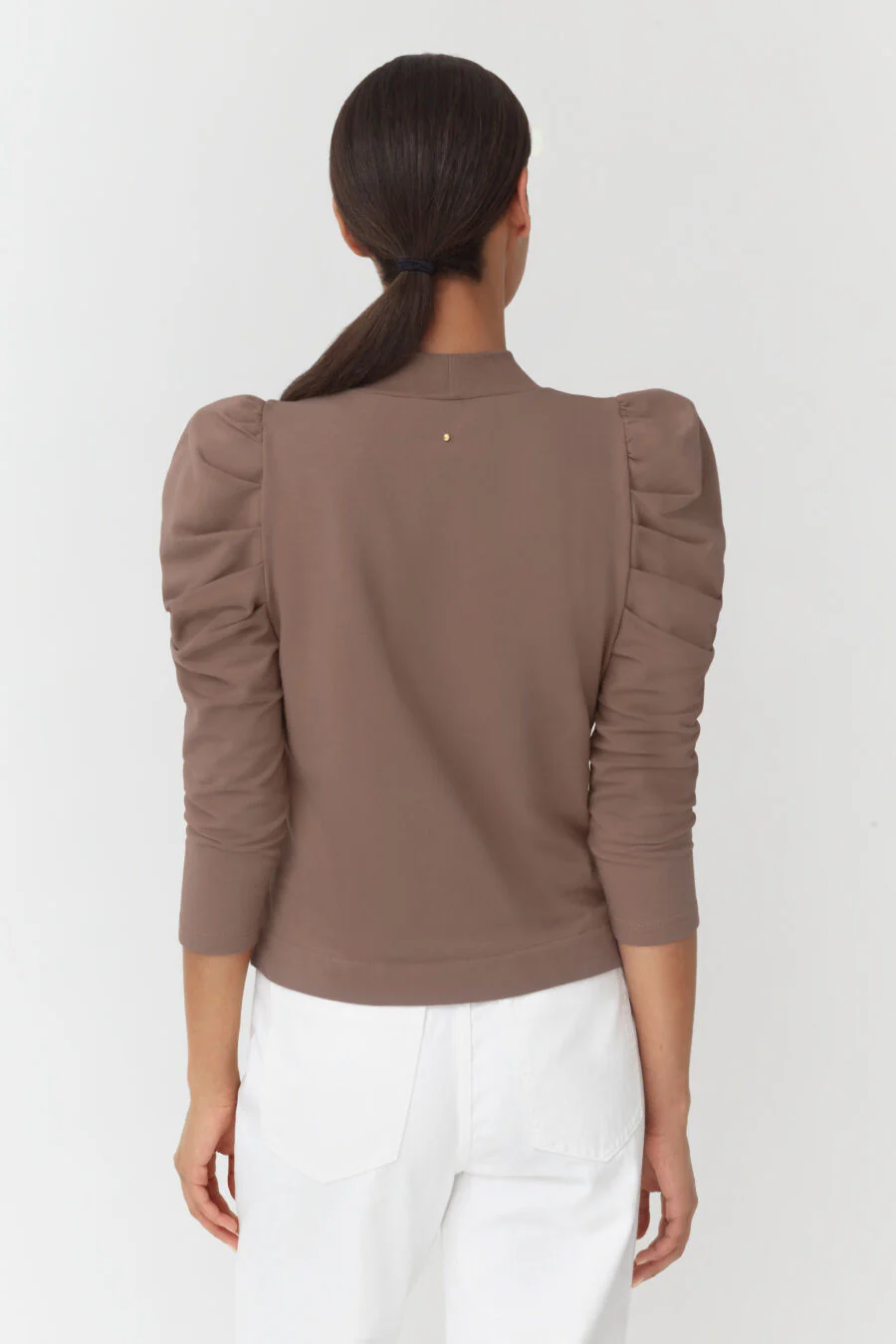French Terry Puff Sleeve Sweatshirt - Image 25