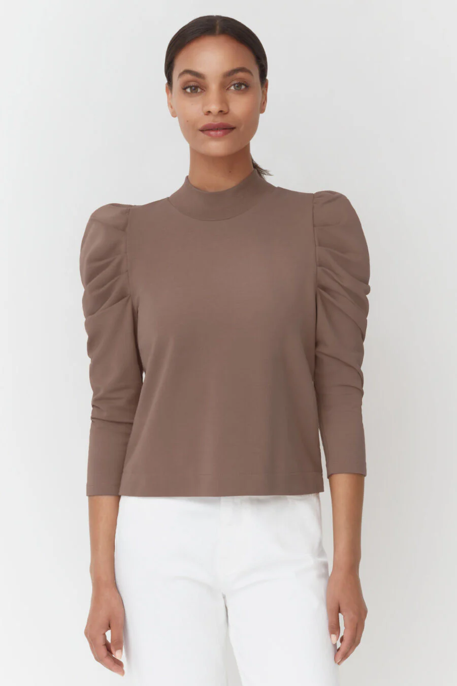 French Terry Puff Sleeve Sweatshirt - Image 28