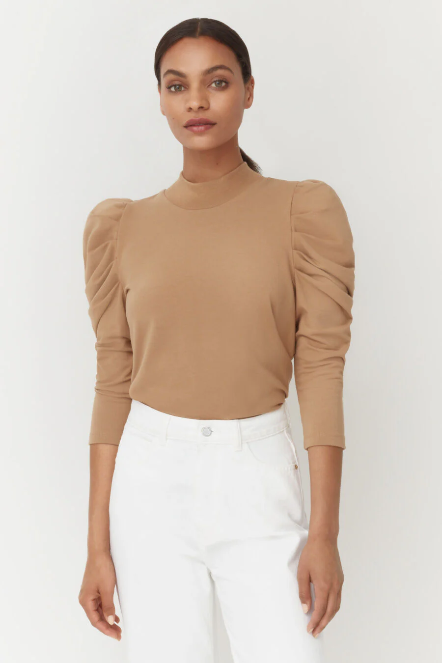 French Terry Puff Sleeve Sweatshirt - Image 30