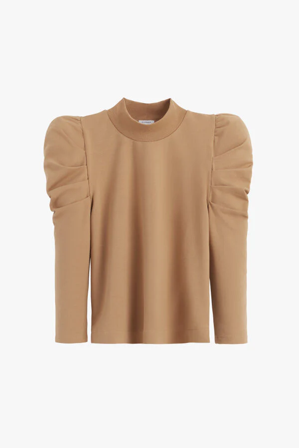 French Terry Puff Sleeve Sweatshirt - Image 33