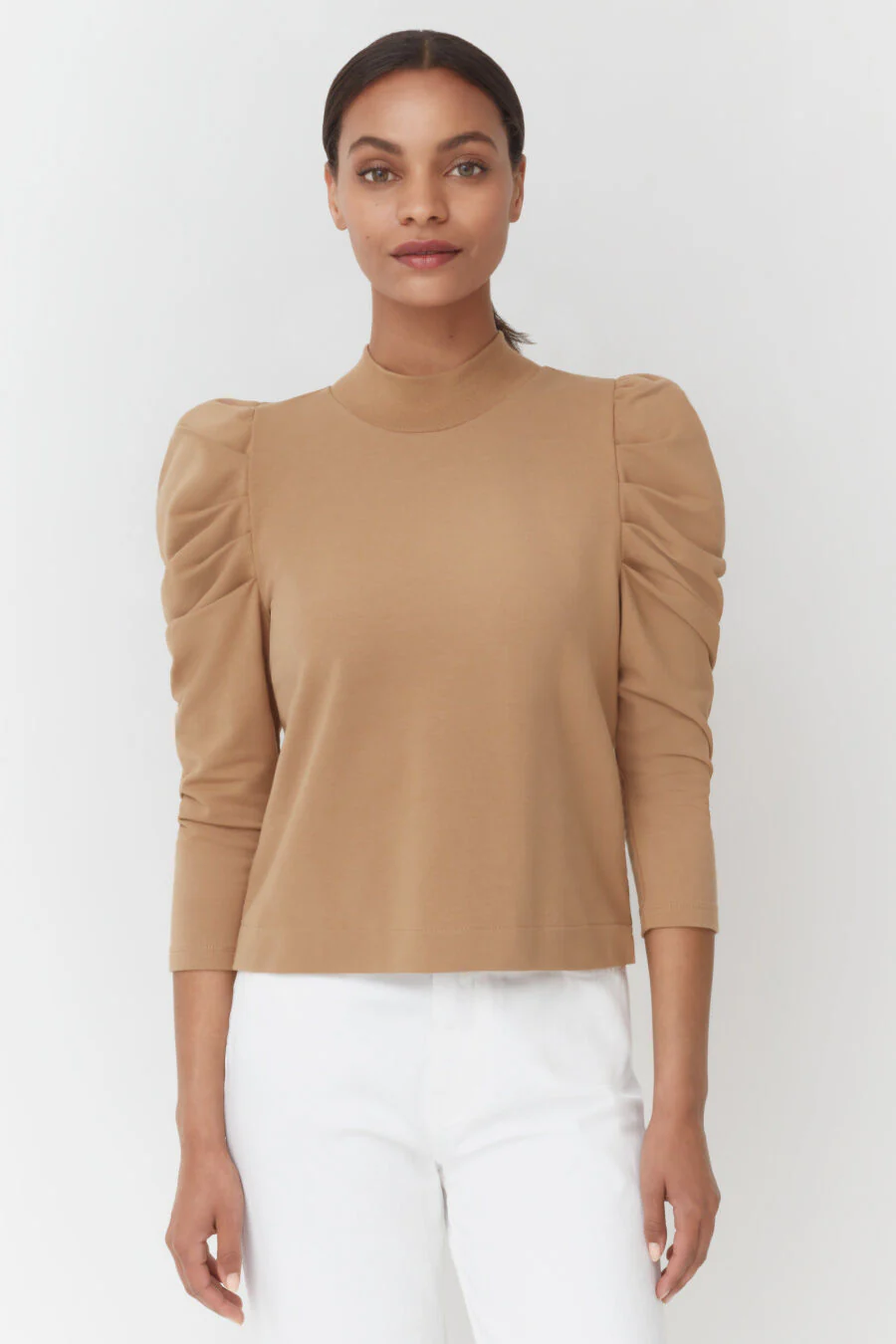 French Terry Puff Sleeve Sweatshirt - Image 34