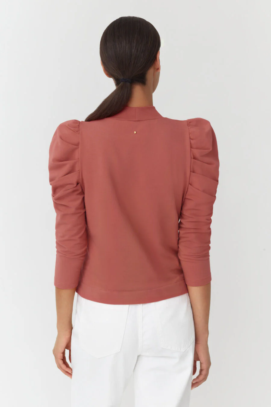 French Terry Puff Sleeve Sweatshirt - Image 37