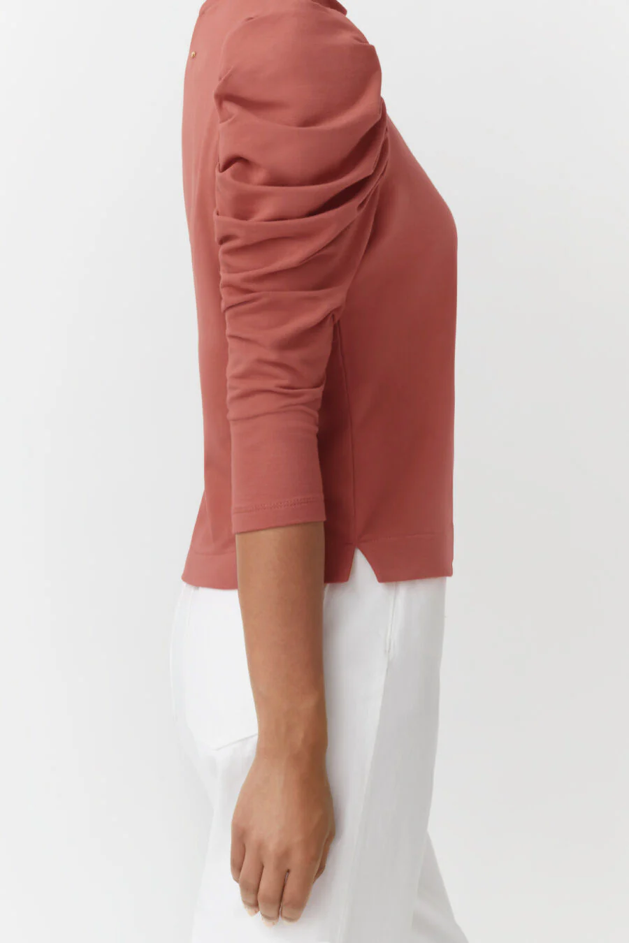 French Terry Puff Sleeve Sweatshirt - Image 38