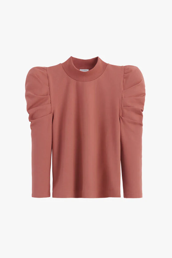 French Terry Puff Sleeve Sweatshirt - Image 39