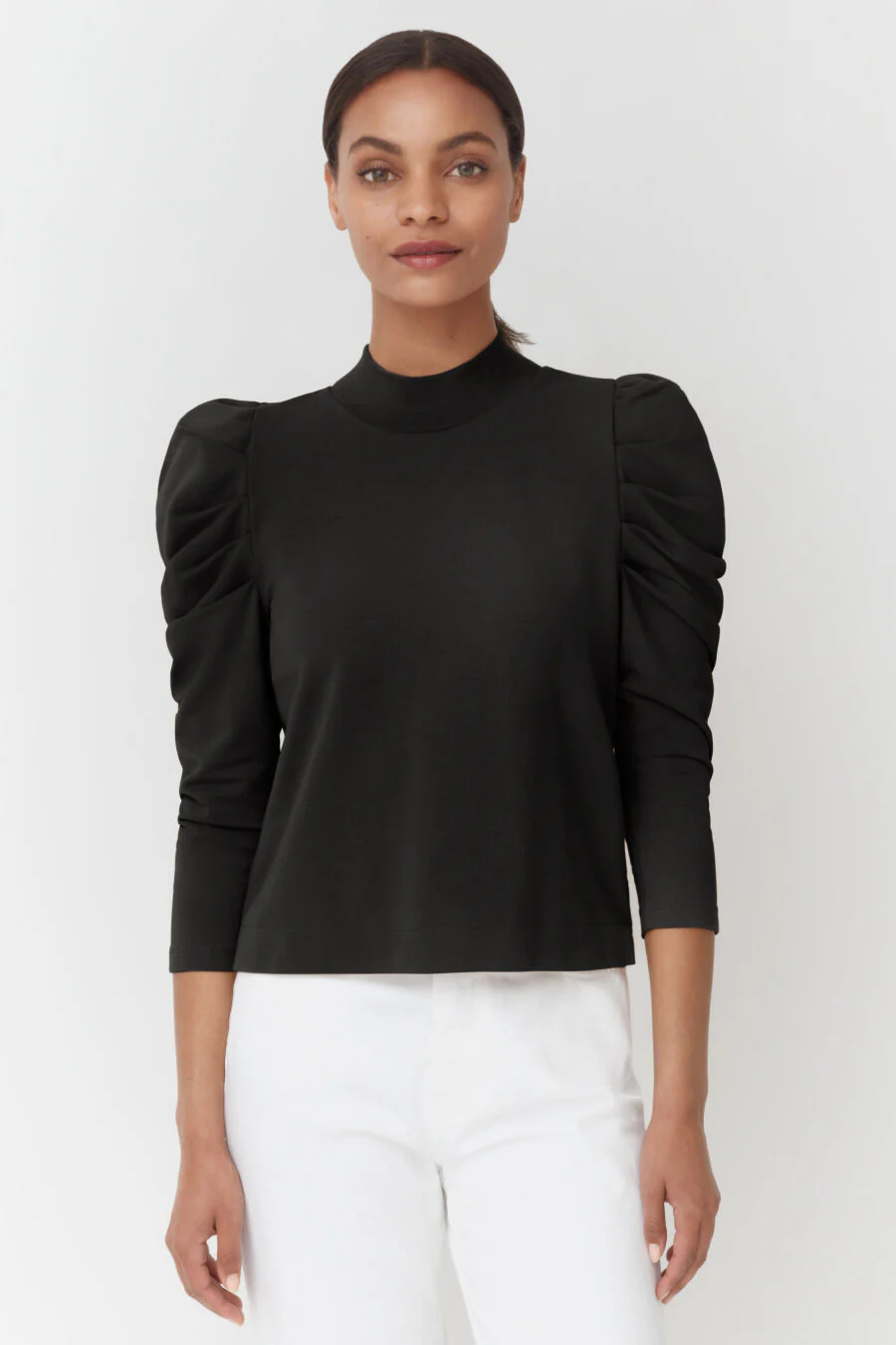 French Terry Puff Sleeve Sweatshirt - Image 6