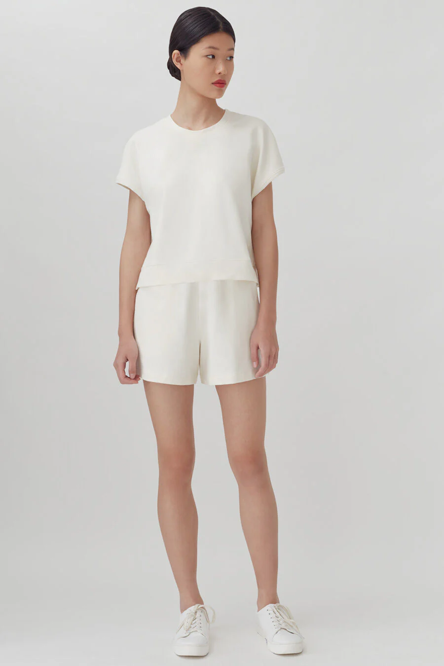 French Terry Short Sleeve Sweatshirt - Image 10